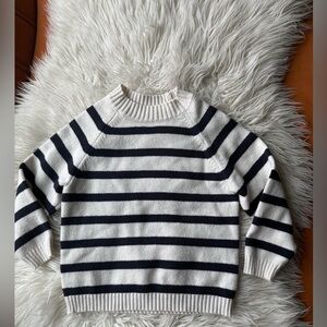 Zara Nautical Toddler Stripe Knit Sweater Size 2/3T